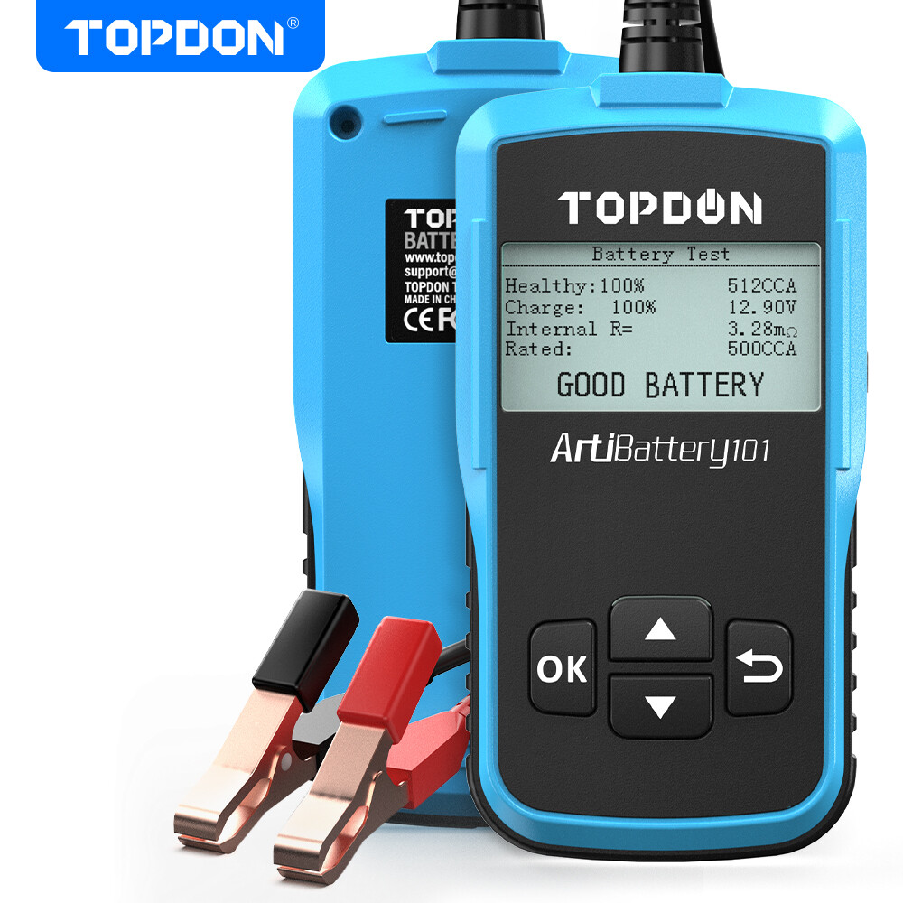 🔥TOPDON AB101 12V Car Load Battery Tester Digital Analyzer Tester LCD Screen