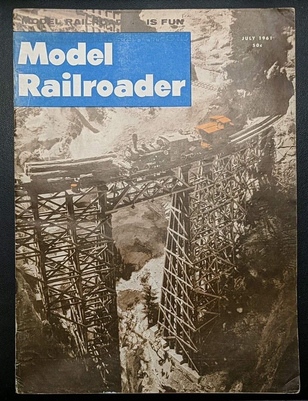 1961 Year MR HO Scale Model Railroader Magazine Lot of 12 (Full Year)