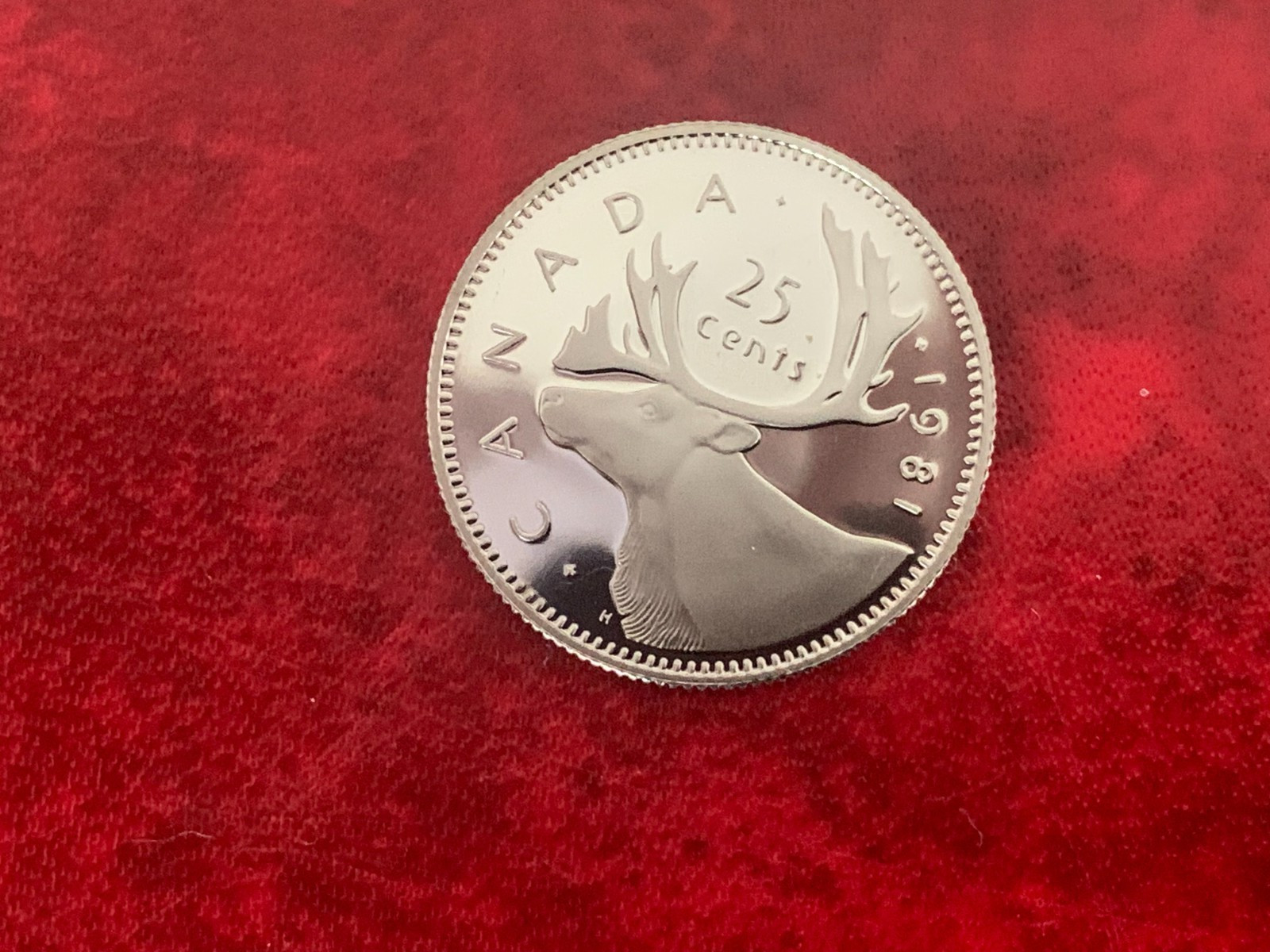 Canada 25 Cent 1981 Proof Coin-Uncirculated