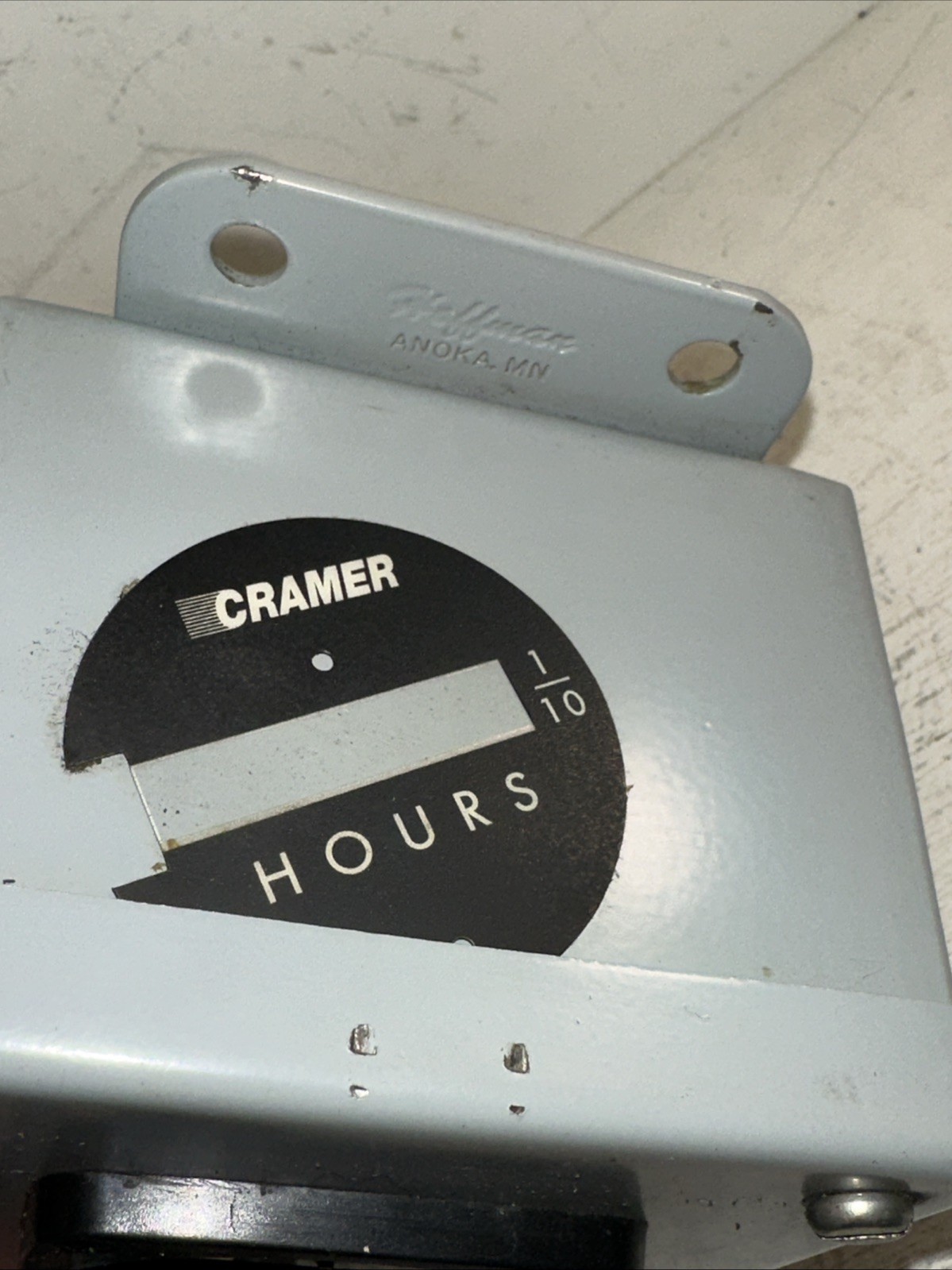 Cramer Controls Hour Meter Run Time Elapsed Time Gauge Industrial Hoffman Box