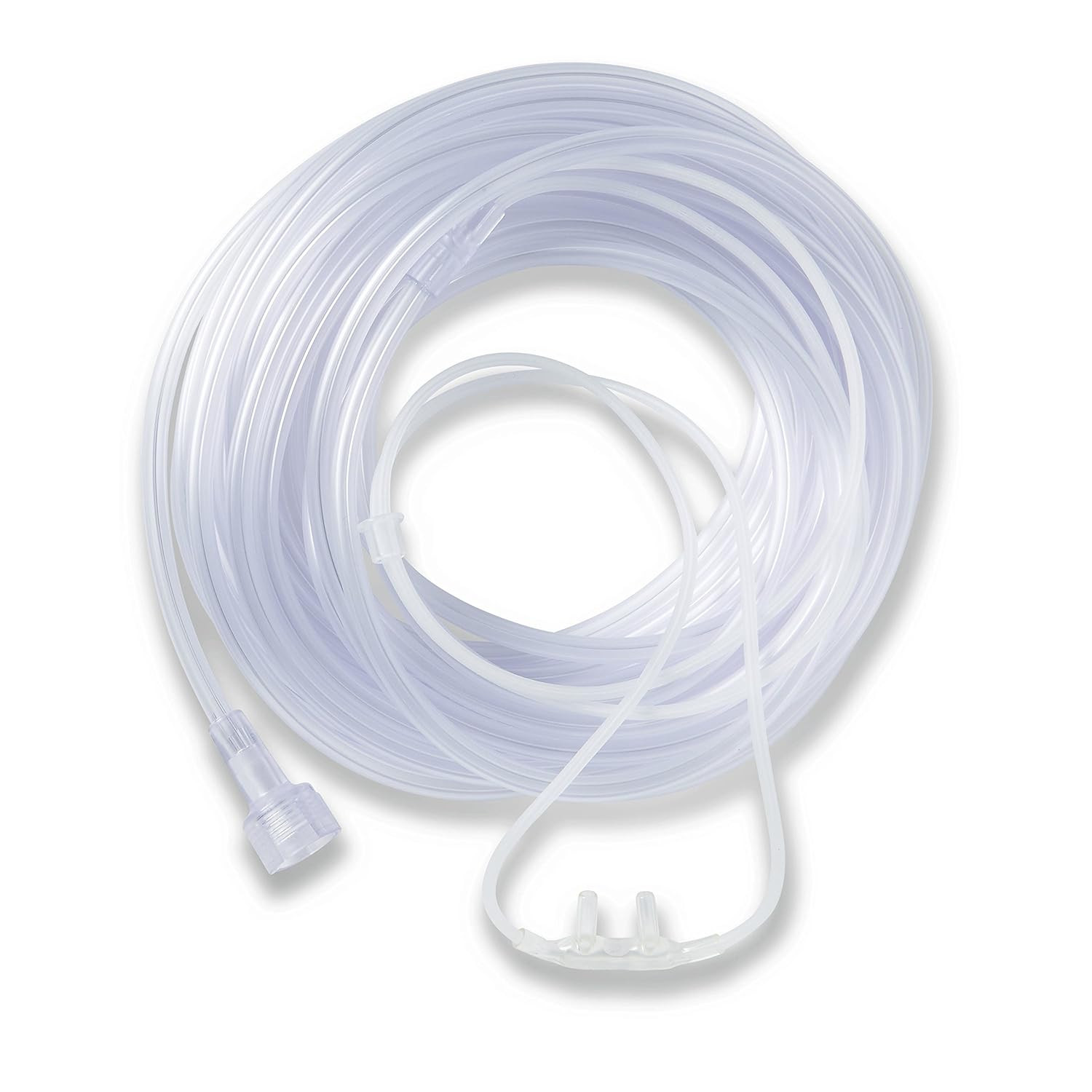 Supersoft Nasal Oxygen Cannula, Universal Connector, 7-Foot Tubing, Adult Size,