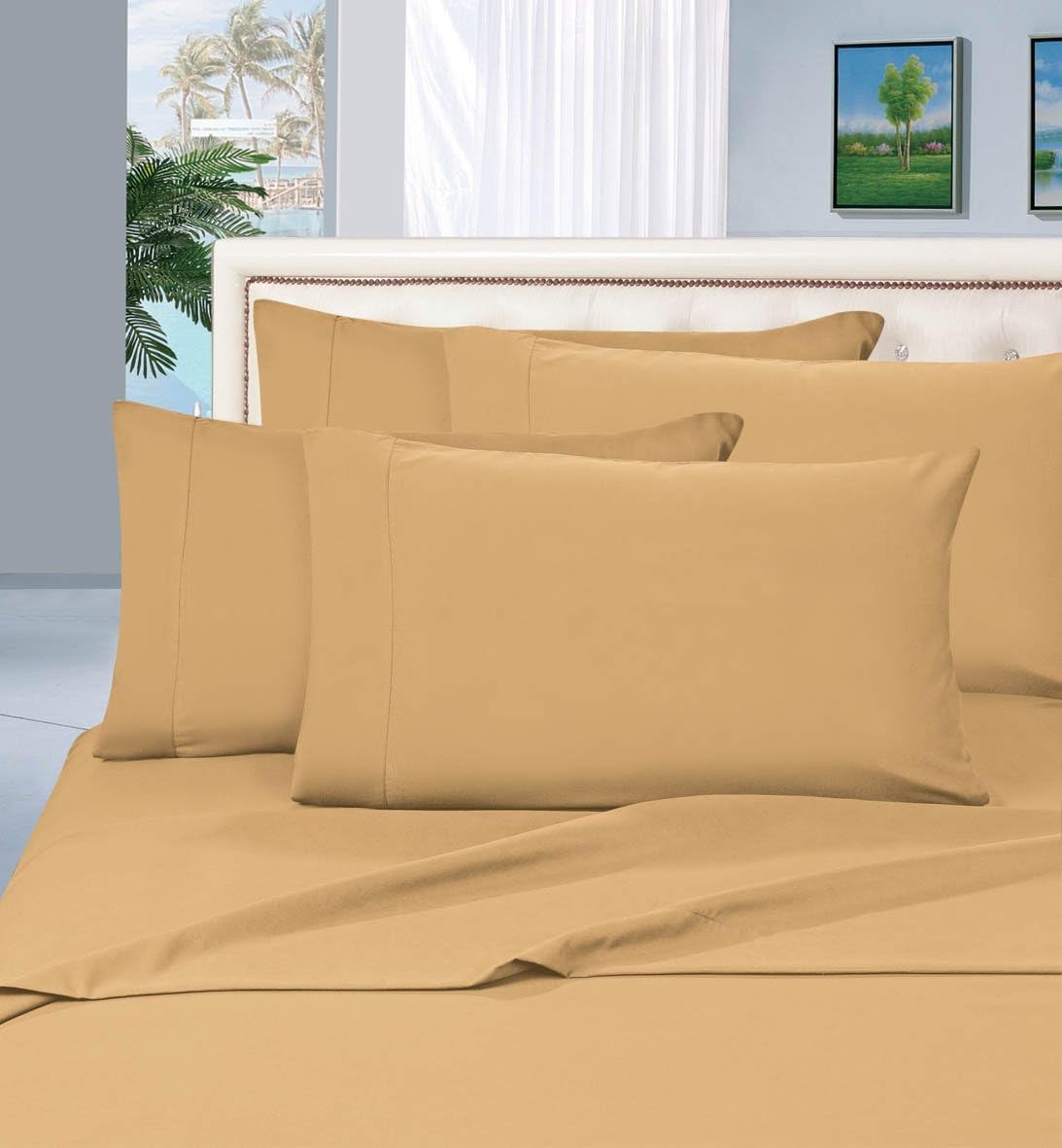 1500 Thread Count Egyptian Quality 6 Piece Wrinkle Free & Fade Resistant