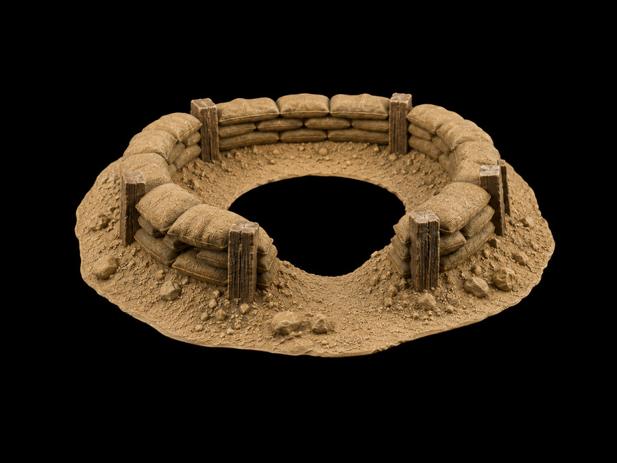 WW2 North Africa Sandbag Fortifiation #3    28mm Bolt Action Wargaming Terrain