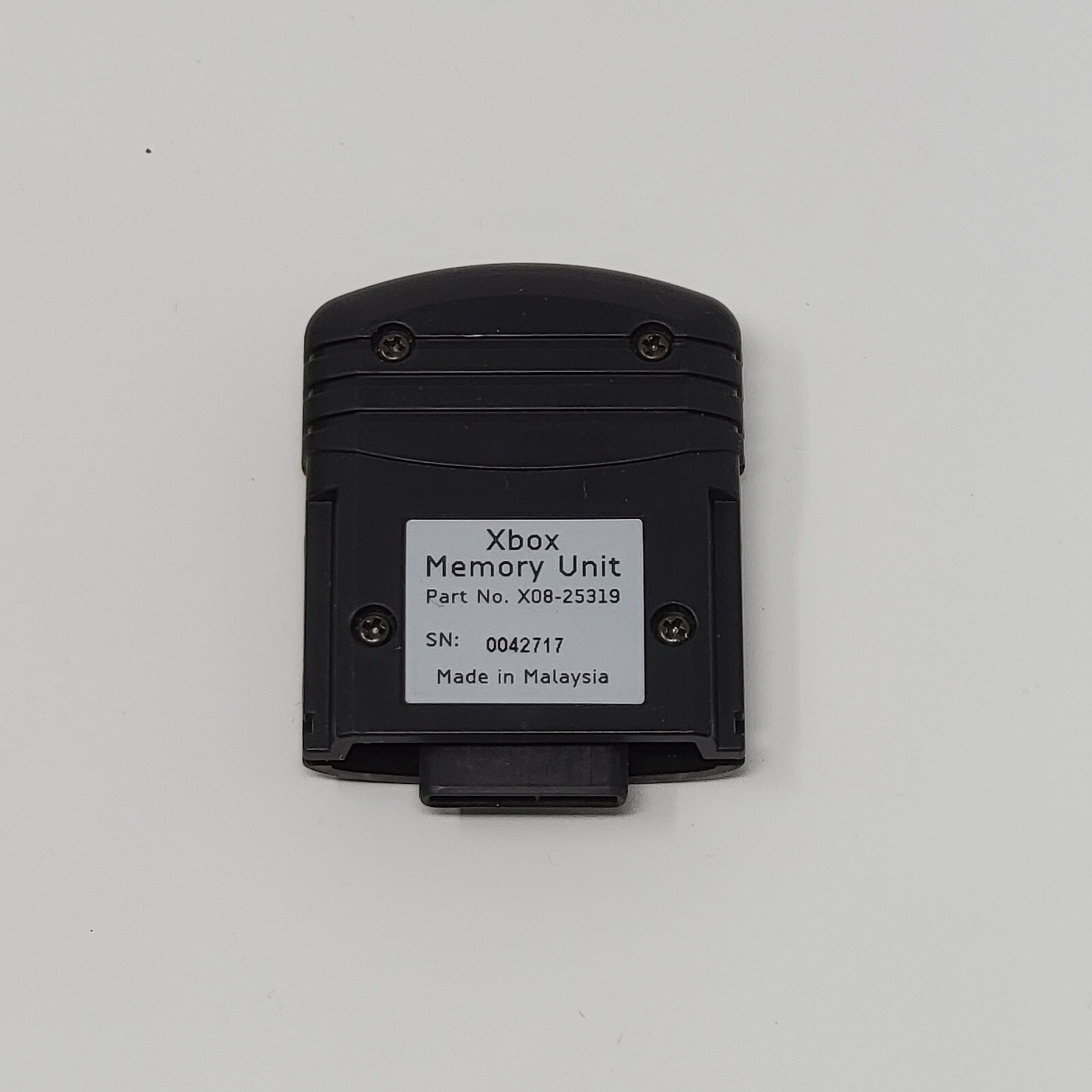 Microsoft Xbox OEM Original Memory Unit Card X08-25319 CLEANED & TESTED