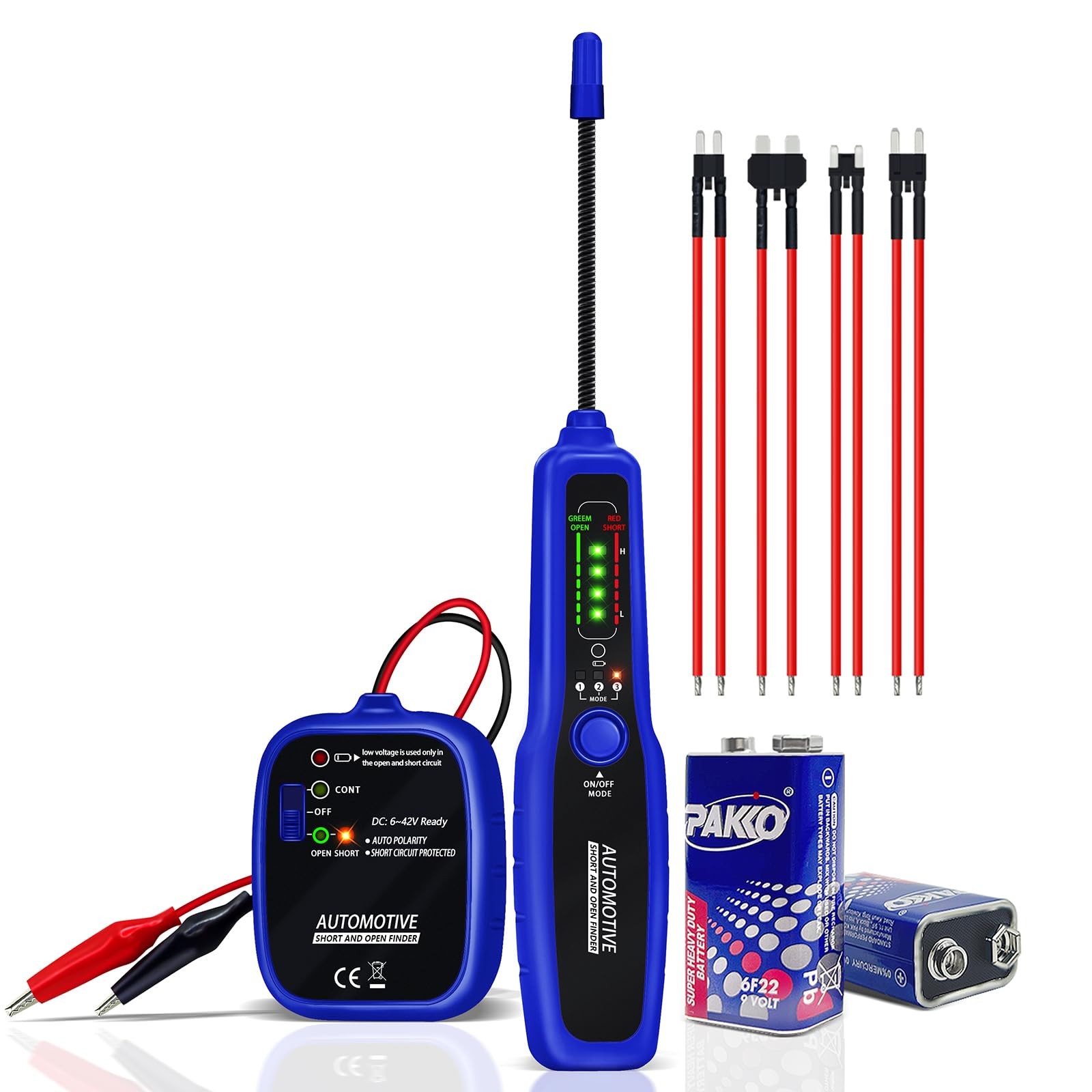 ATOBLIN Automotive Wire Tracer Electrical Open & Short Finder Circuit Blue
