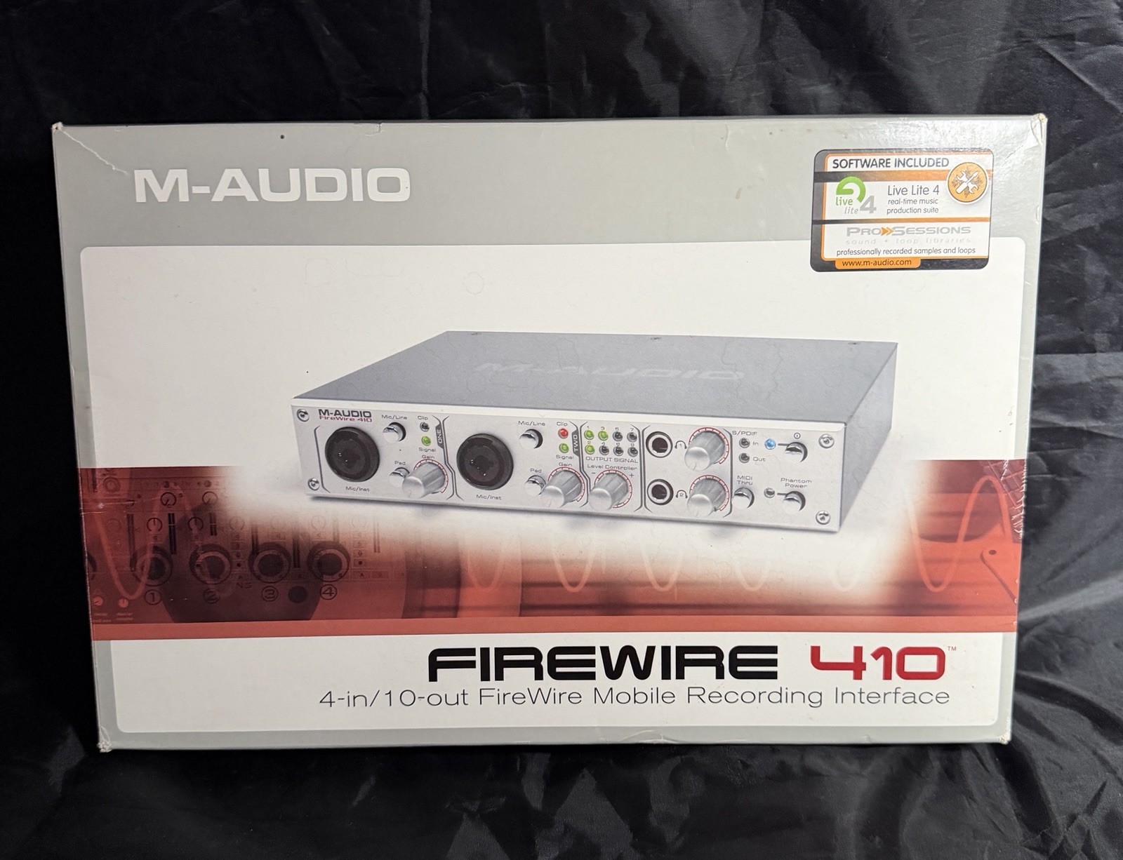 M-Audio FireWire 410 Mobile Recording Interface 4-In/10-Out