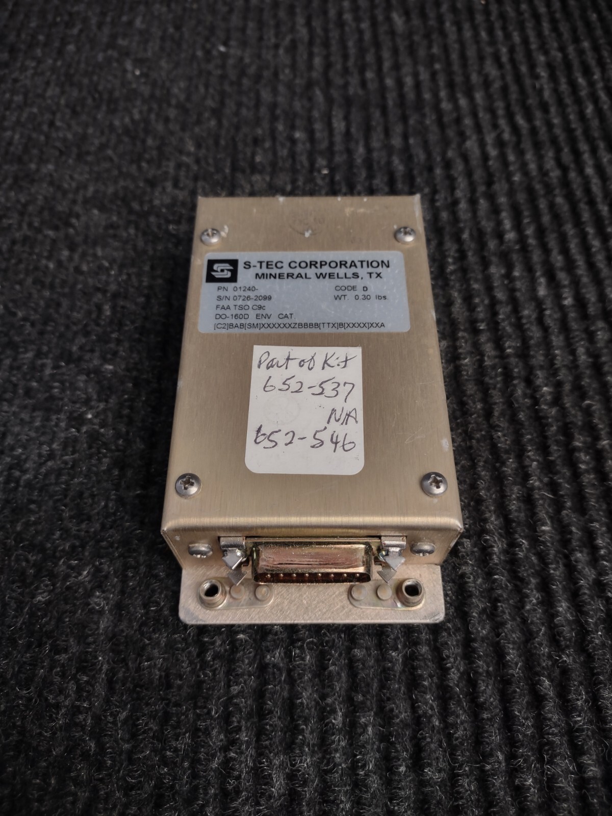 S-Tec Trim Warning Monitor Part# 01240
