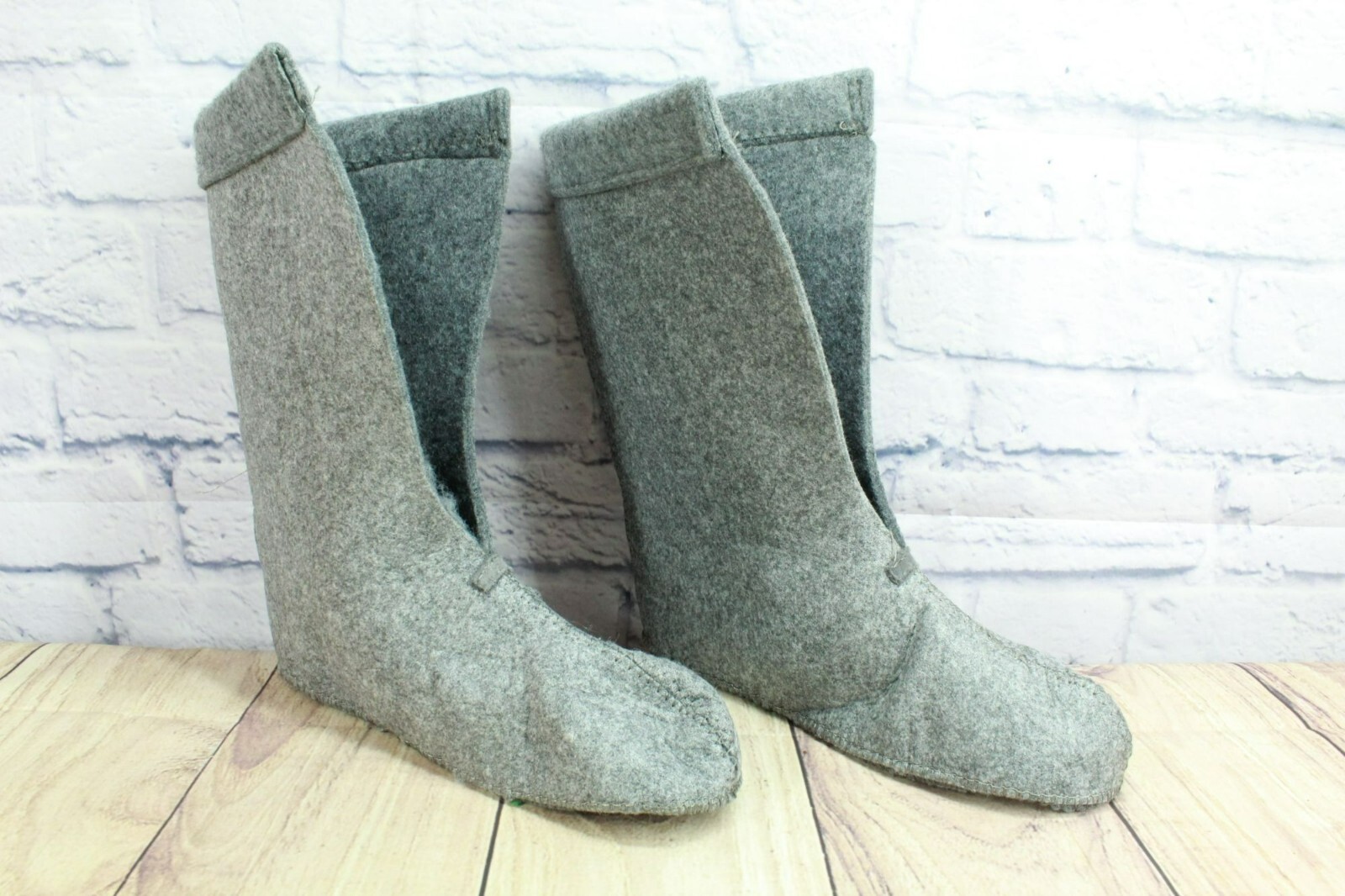 LL Bean Kids Gray Wool Warm Replacement Boot Liner Inserts Size 7