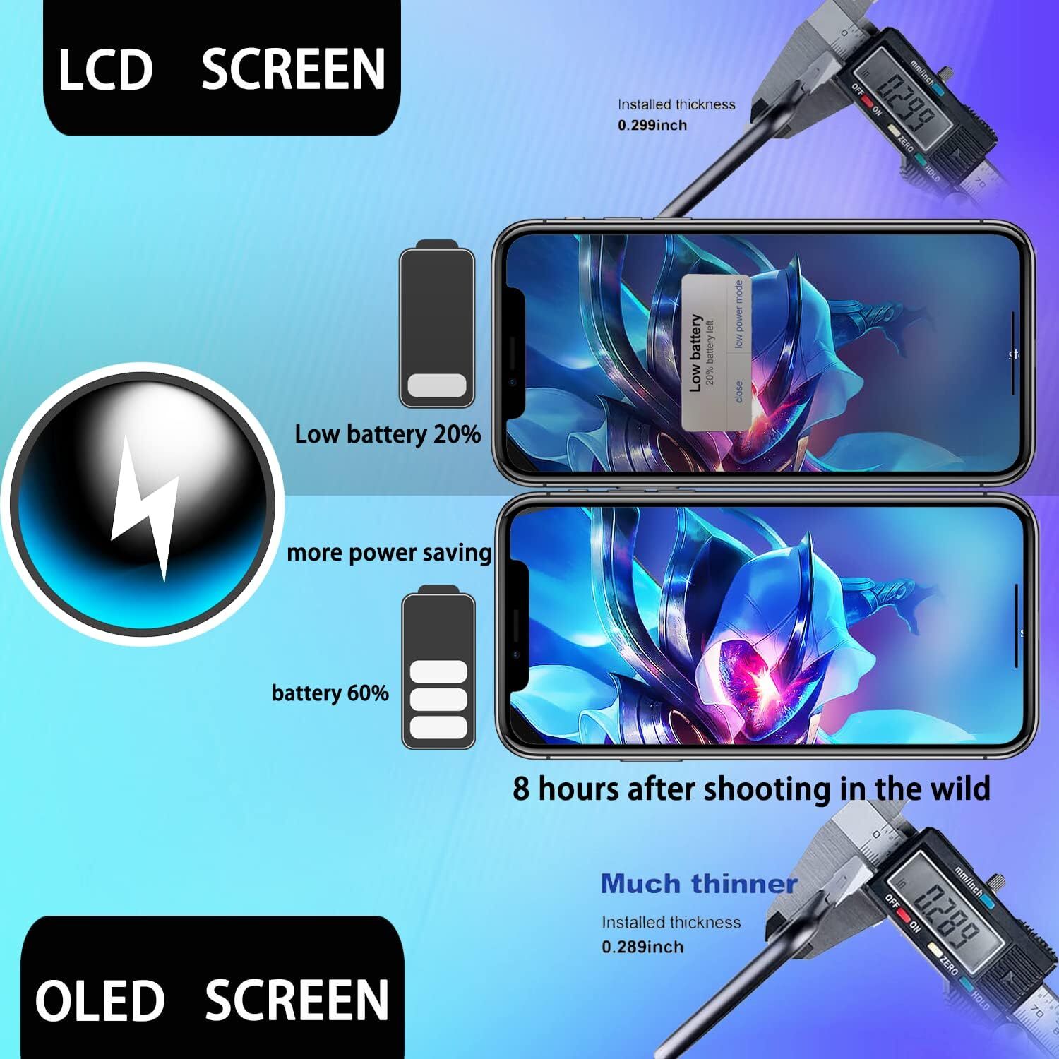 For iPhone X Premium Quality OLED Screen Display Touch Digitizer Replacement US