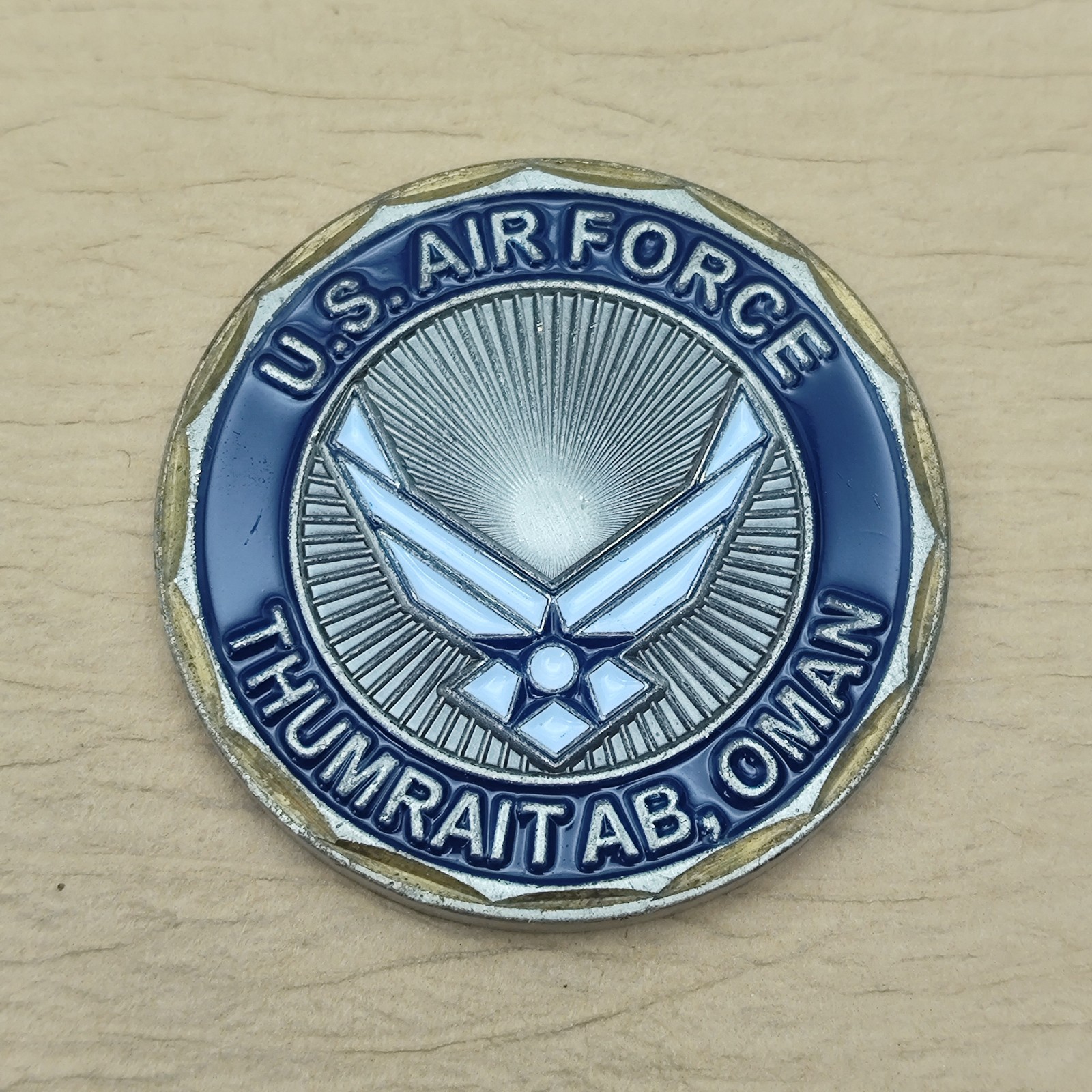 USAF THUMRAIT AB,OMAN Challenge Coin