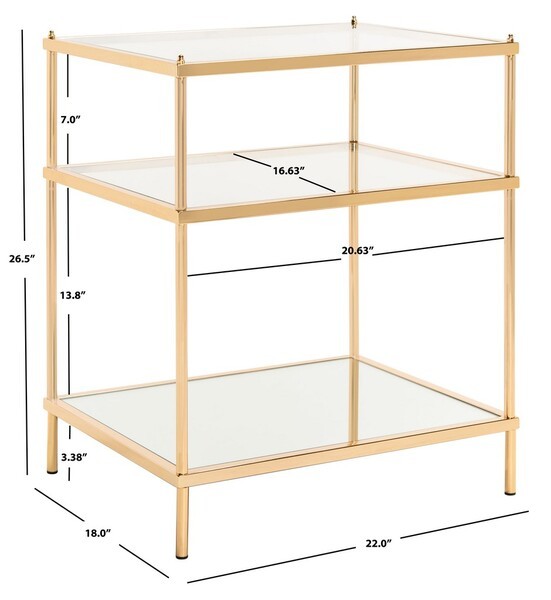 Safavieh NOELIA 3 TIER ACCENT TABLE, Reduced Price 2172764869 ACC6203C