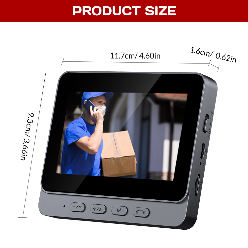 Smart Doorbell Wireless Camera Home Security Audio Video Intercom Night Vision