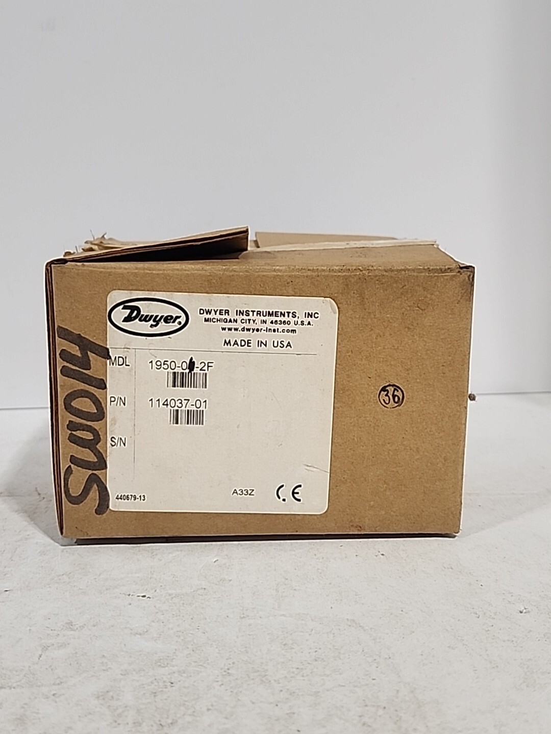 DWYER 1950-0-2P EXP PROOF DIFFERENTIAL PRESSURE SWITCH