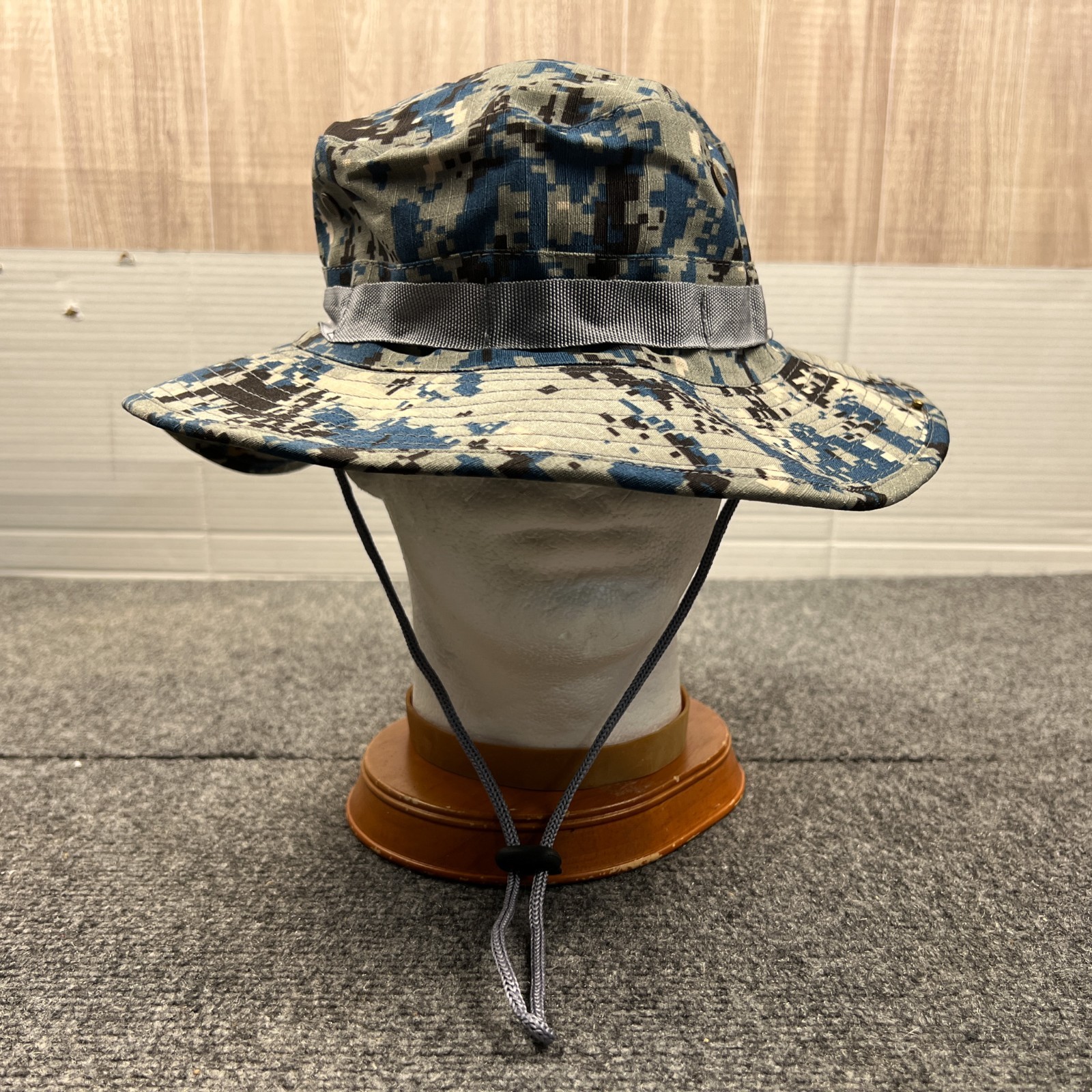 United States Military Jungle Hat Type II Adult Large Blue Digital Camouflage