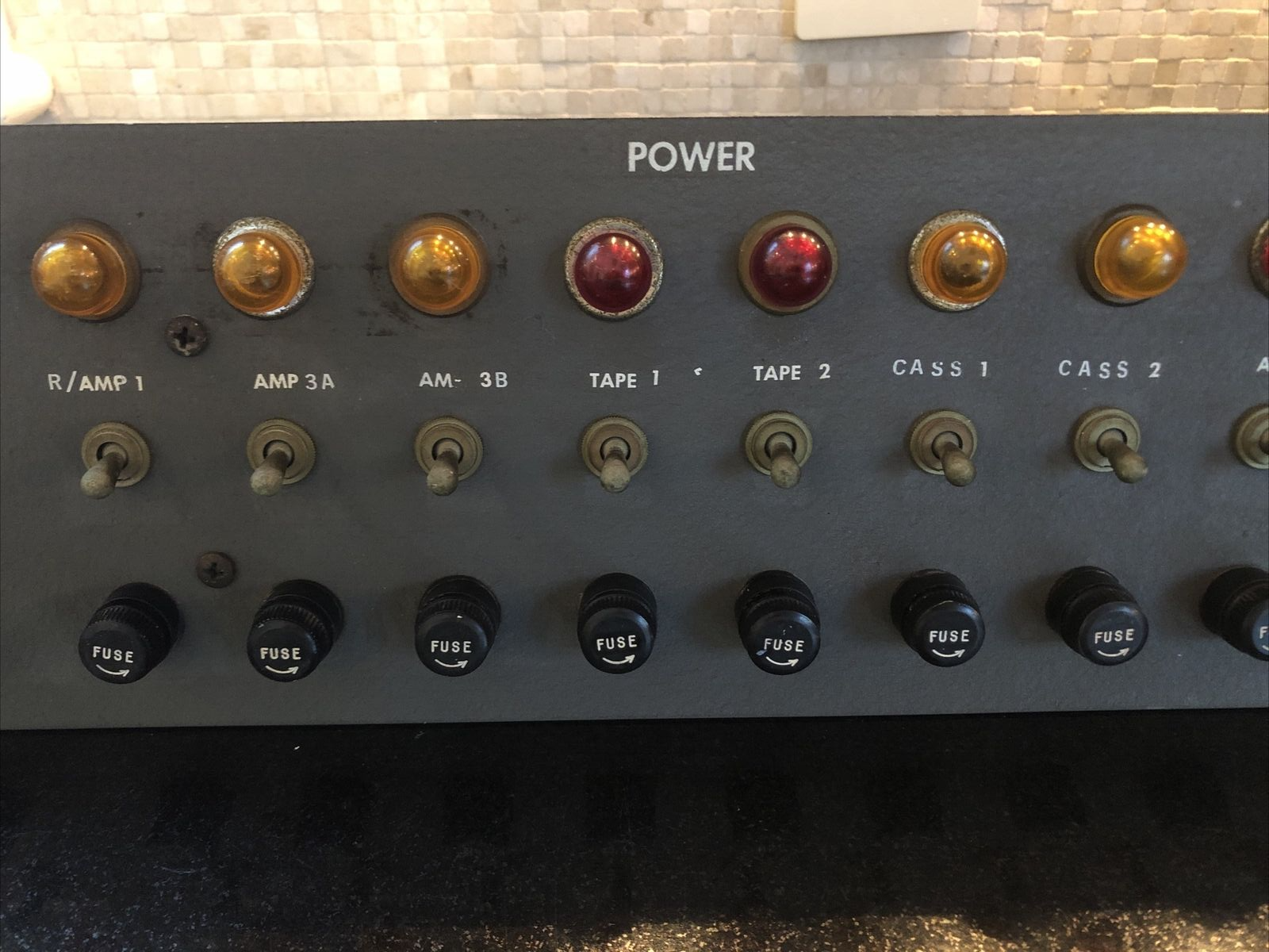 Custom Power Supply Master Panel Taken From a Working Environment