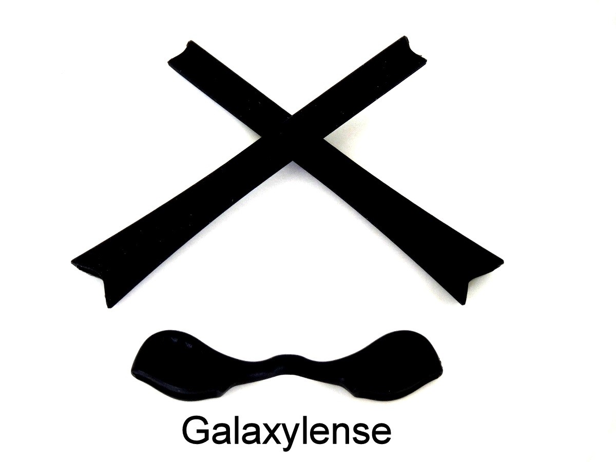 Galaxy Replacement Black Polarized Lenses + Rubber Kits For Oakley Radar Path