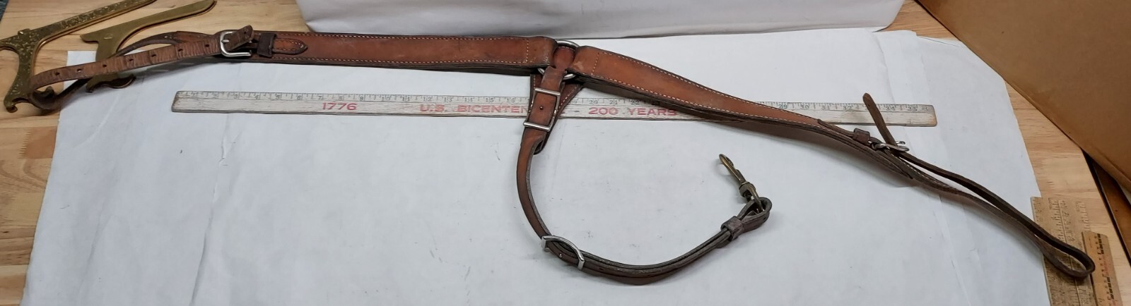 Leather 3-piece Breast Collar for Western Saddle Horse Tack  - 1130242