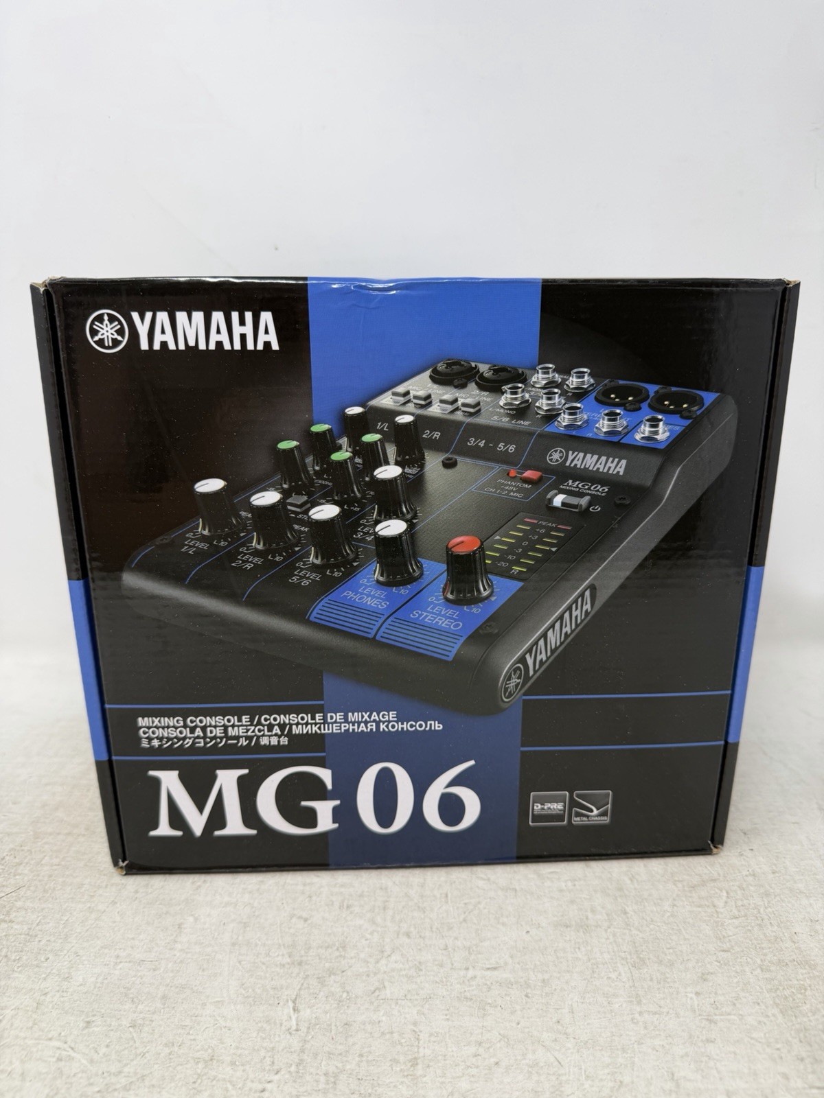 Yamaha MG06 6-Channel Analog Mixer