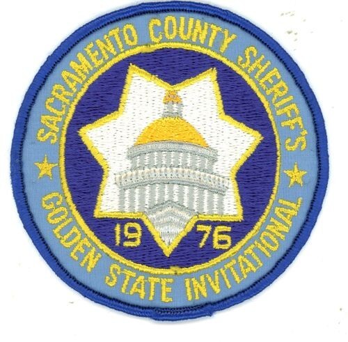 CALIFORNIA CA SACRAMENTO COUNTY SHERIFF COMBAT 1976 NICE SHOULDER PATCH POLICE