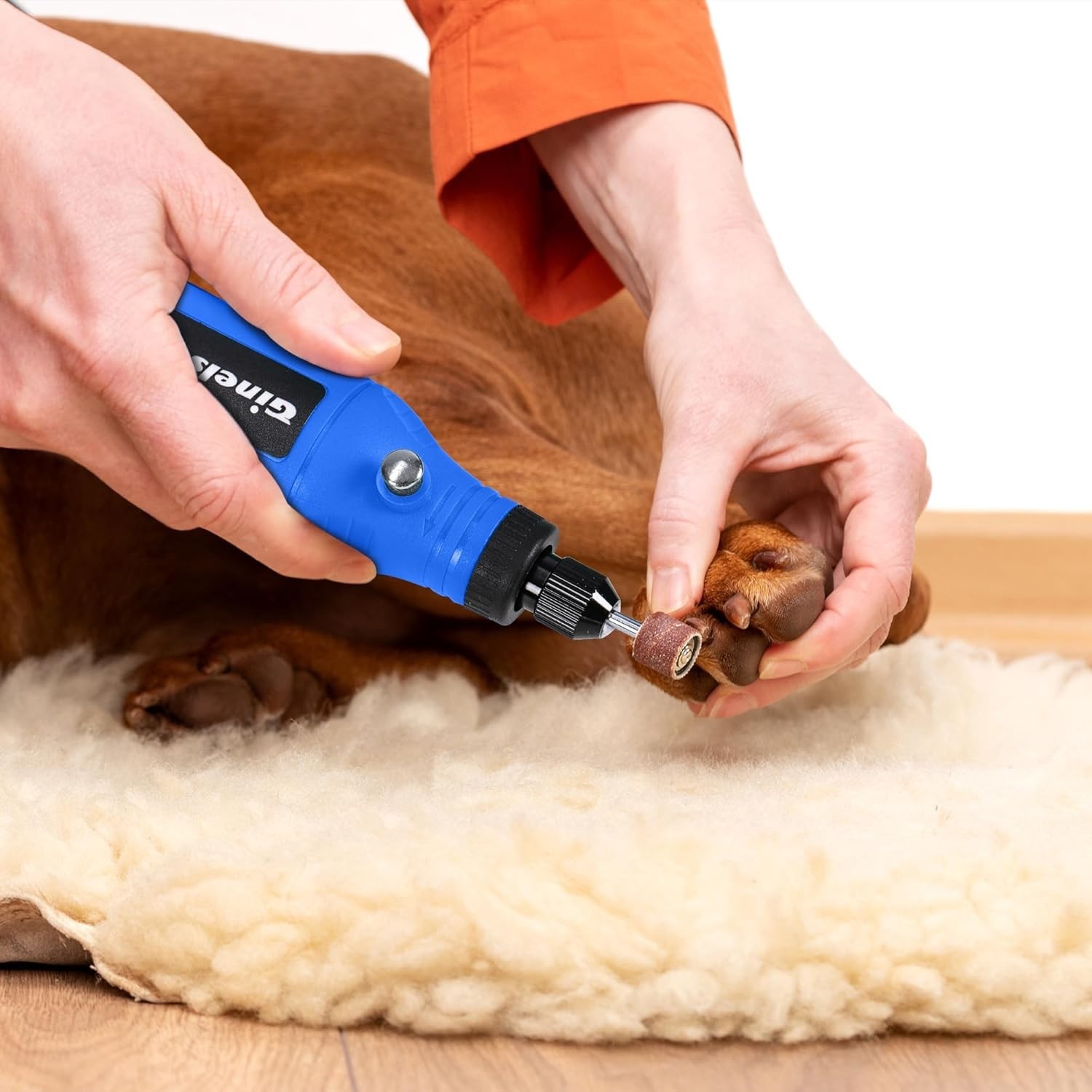 Versatile Cordless Rotary Tool - 3.7V, 70 Accessories, LED Light for Precision
