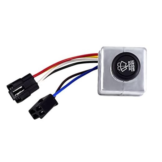 Wiper Switch with Knob Fits for Peterbilt 220 378 379 387 Replaces 75600-26