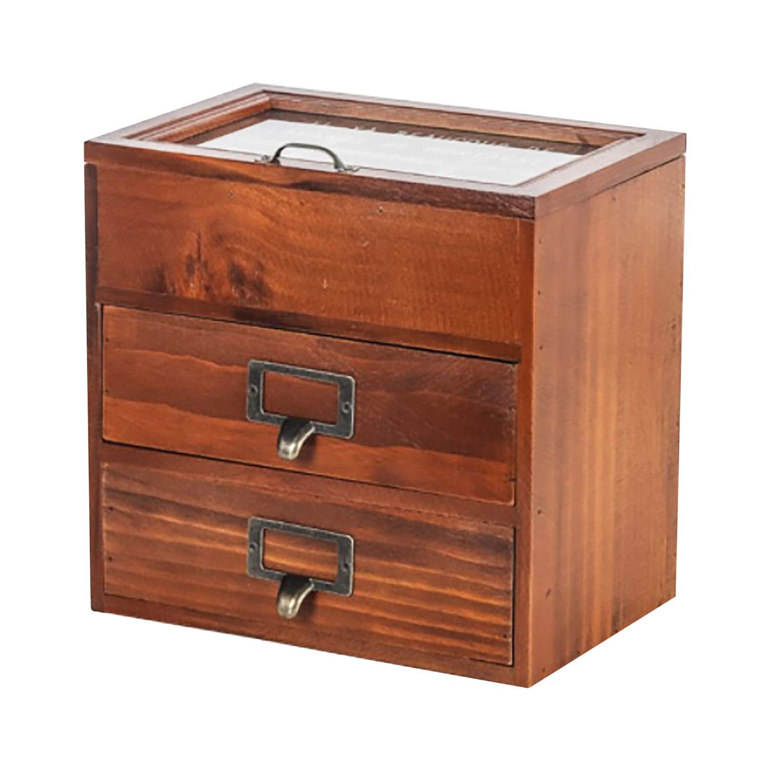 Primo Supply 6-Slot Jewelry Organizer - Wooden Storage Cabinet for Watches & ...