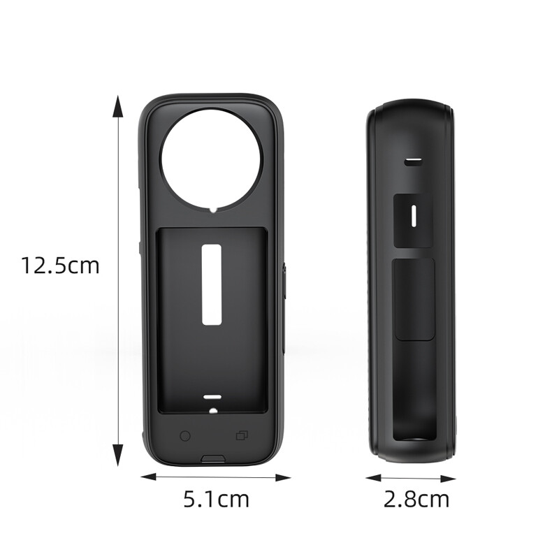 Camera Body Drop and Scratch Protection Silicone Case Accessory For Insta360 X4