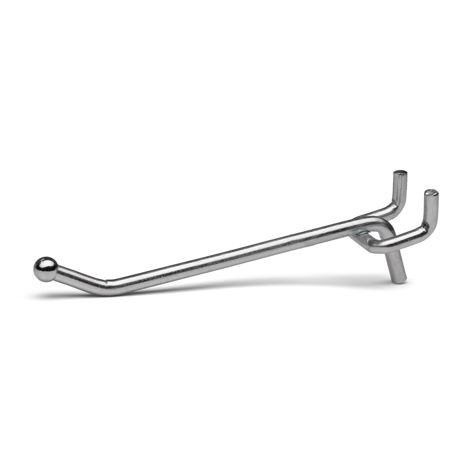 Heavy Duty 4-Inch Metal Peg Board Shelving Hooks, 25-Pack