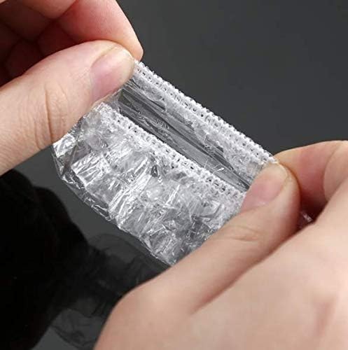100PCS Ear Protector Caps Disposable Elastic Clear Shower Water Ear Covers La...