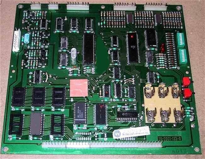 Williams Blackout System 6 Pinball cpu mpu repair service flat rate
