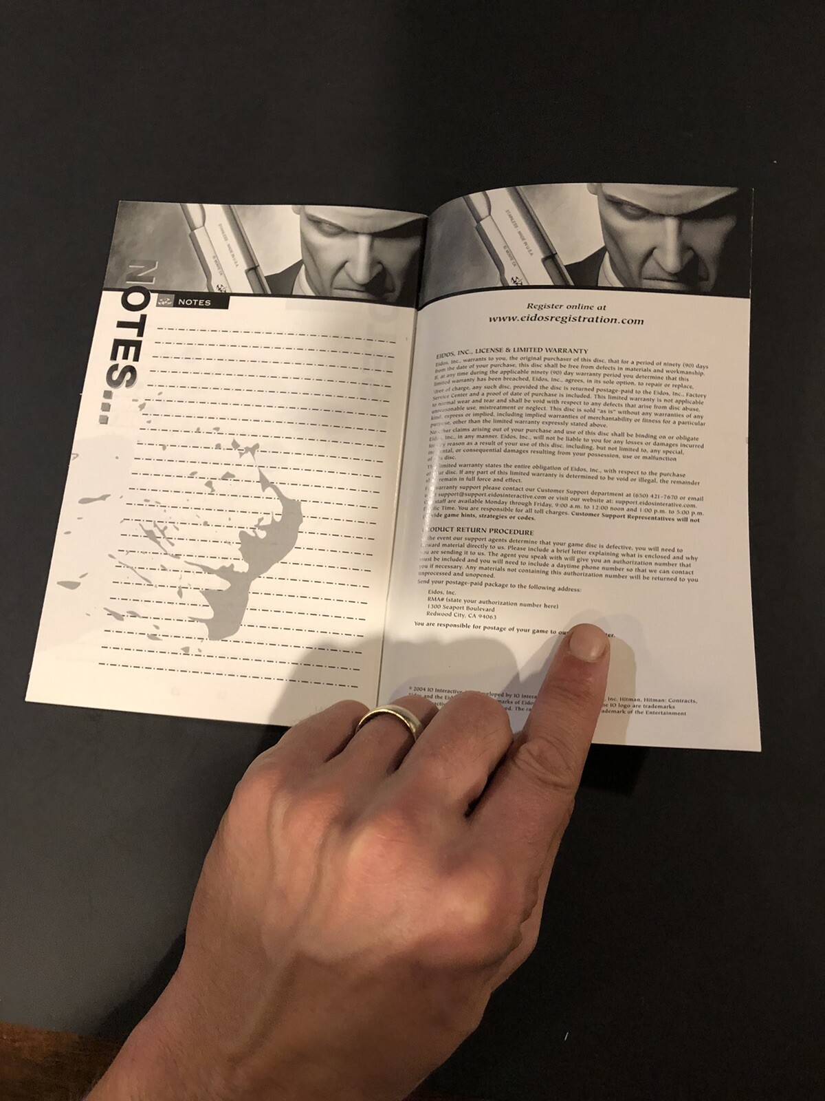 hitman contracts ps2 Manual Only