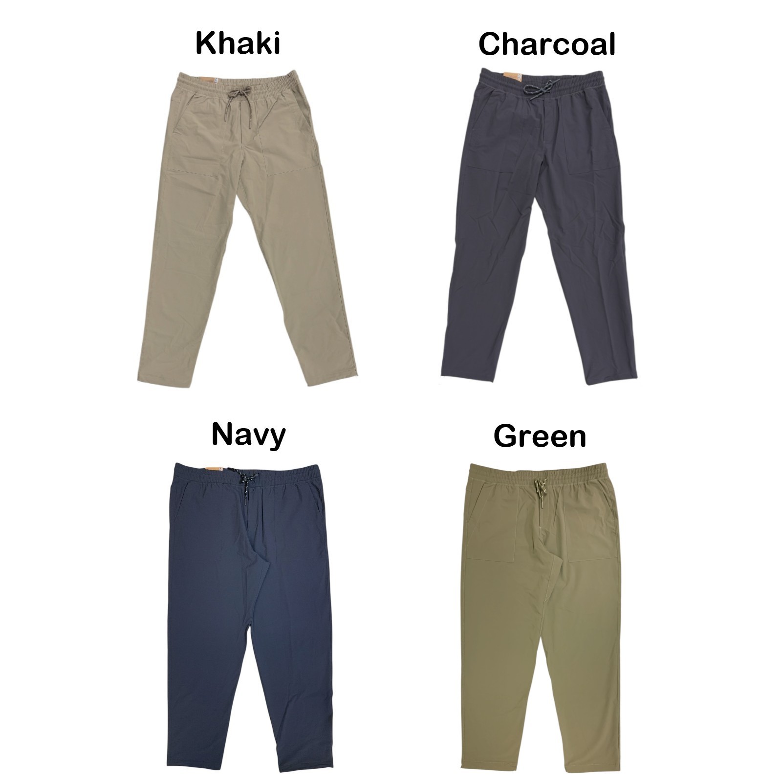 Eddie Bauer Mens Active Fit Pull-On Stretch Fabric Trail Pant