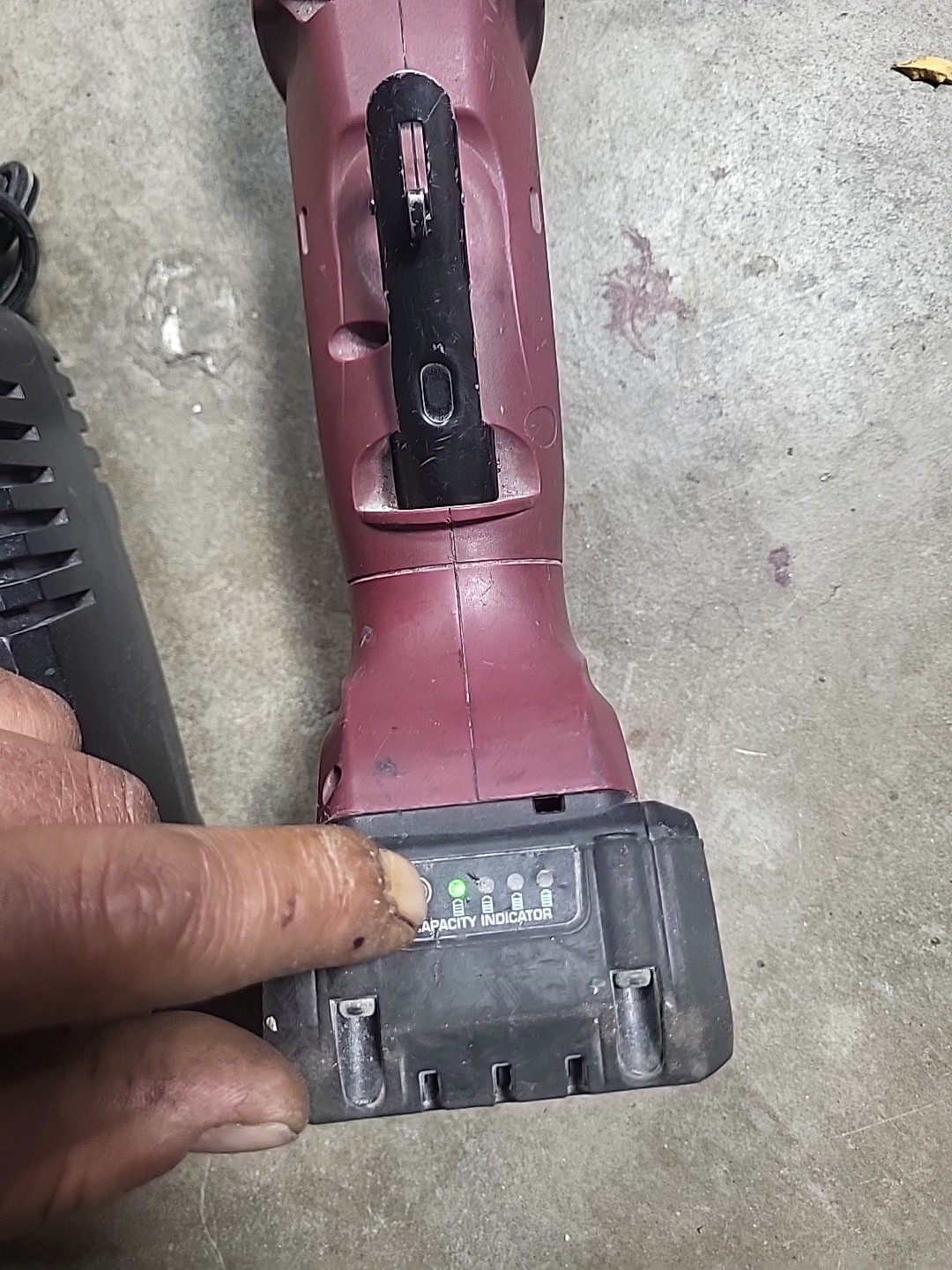 Matco Tools 20v Brushless Angle Grinder 4-1/2" MCL20G WITH 5AH Battery