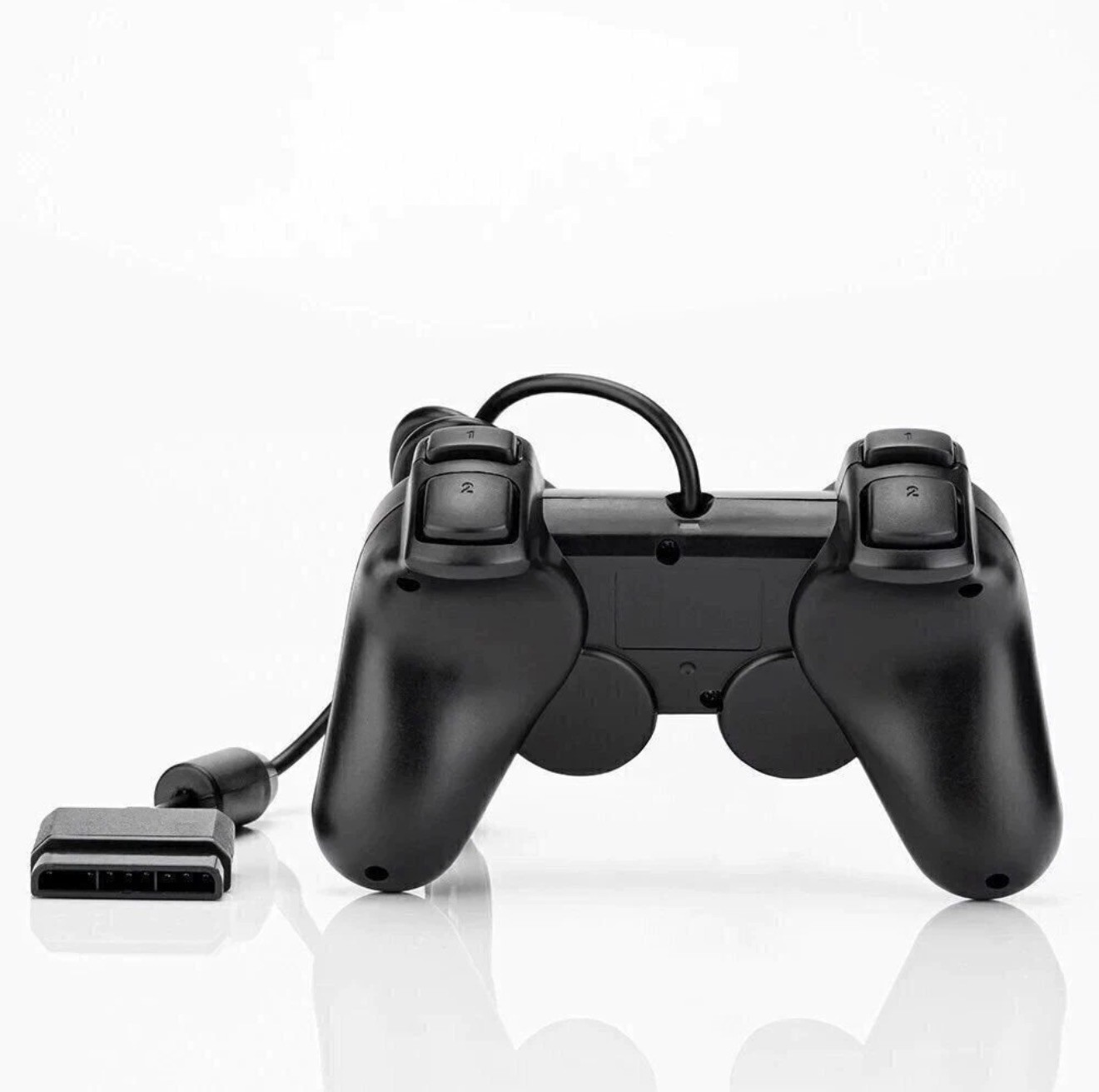 Controller for PlayStation 2 PS2 Wired Black [2 Pack] + US Seller