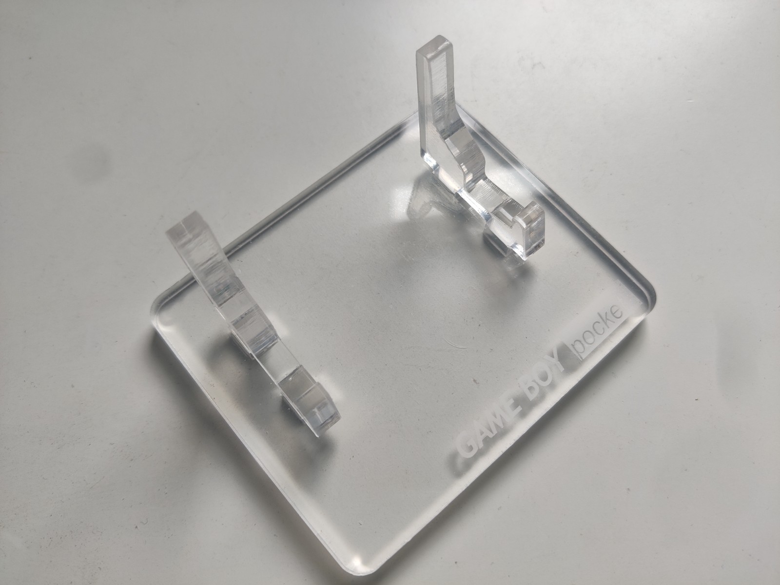 Gameboy Boy Pocket Display Stand Clear Acrylic Custom Nintendo GB Holder