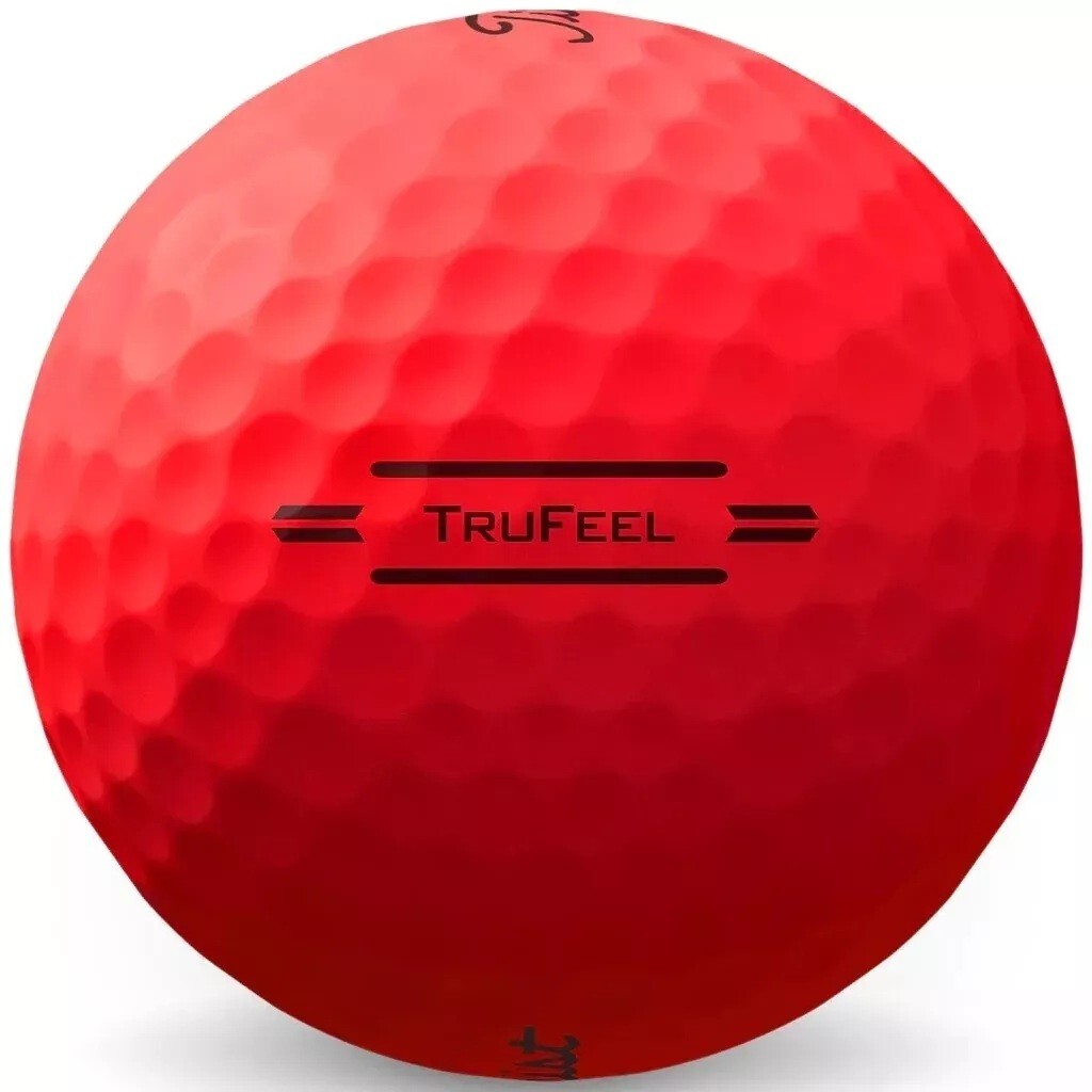 3 Dozen Titleist TruFeel Red Used Recycled Golf Balls 5A Mint/4A Mix Quality