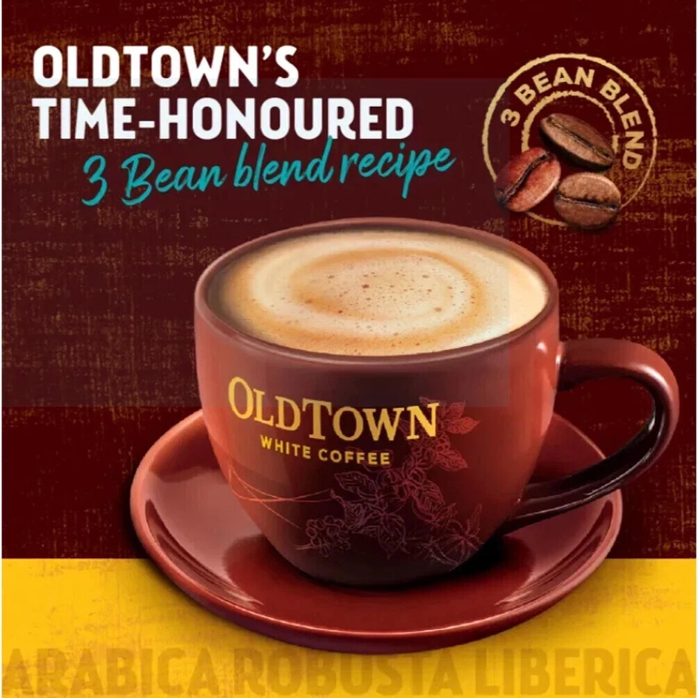 1x Old Town 3 in 1 Instant Hazelnut White Coffee (15 Sticks x 35g)FREE SHIPPING