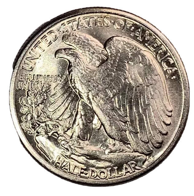 1941 Gem BU MS UNCIRCULATED Walking Liberty Silver Half Dollar MINT LUSTER!