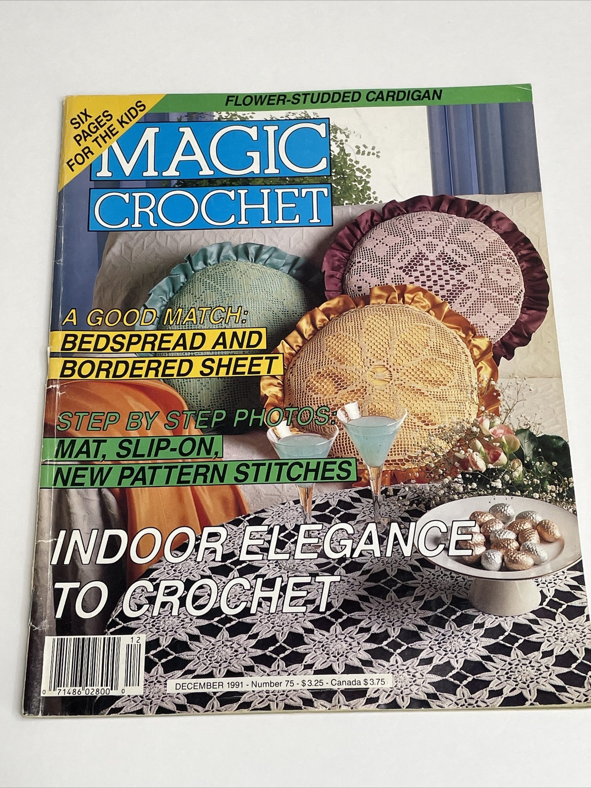 Magic Crochet Magazine December 1991 Crochet Pattern