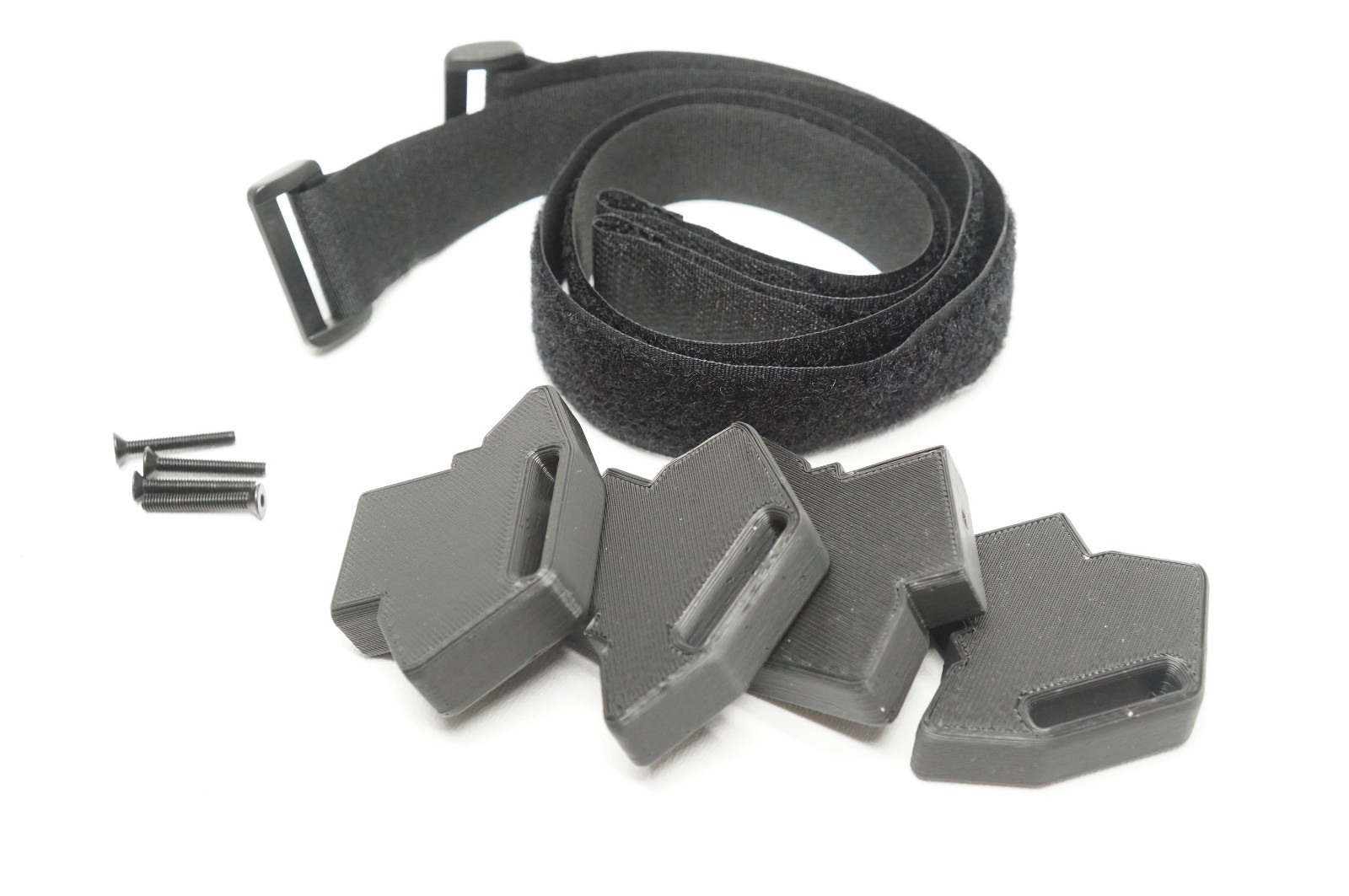Battery Hold Down Mounts / Straps - Compatible w/ Traxxas XMAXX XRT & Sandcar