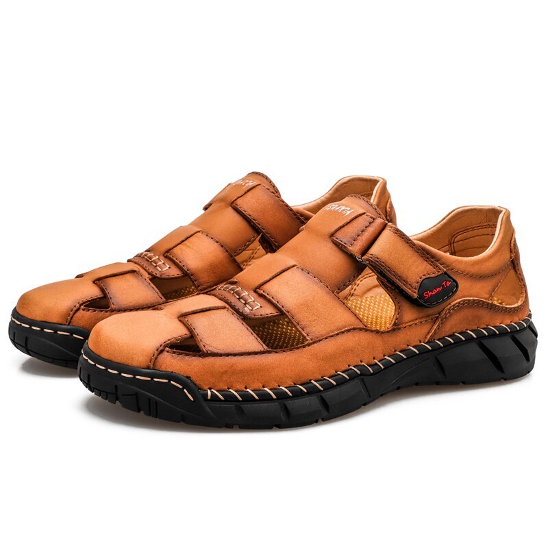 Fashion Men's Sandals Non-slip Hiking Shoes Platform Roman Beach Slippers