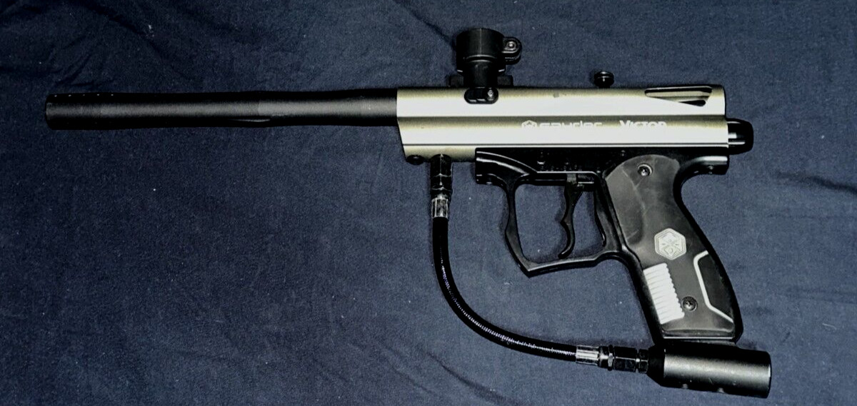 SPYDER VICTORY OLIVE GREEN  PAINTBALL MARKER GUN TESTED