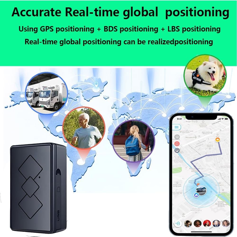 Mini GPS Tracker for Vehicles - Tracker Device for Vehicles No Subscription N...
