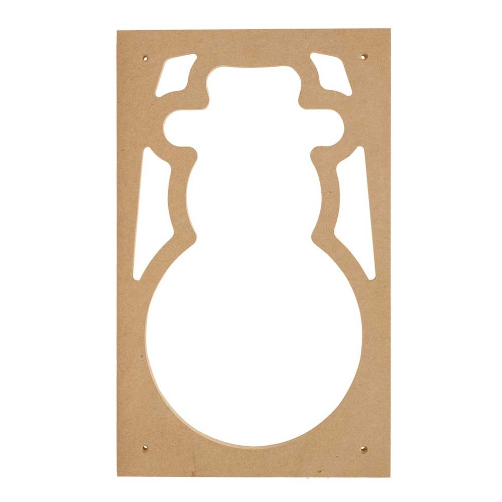 Peachtree Woodworking 3891 SNOWMAN BOWL AND TRAY TEMPLATE