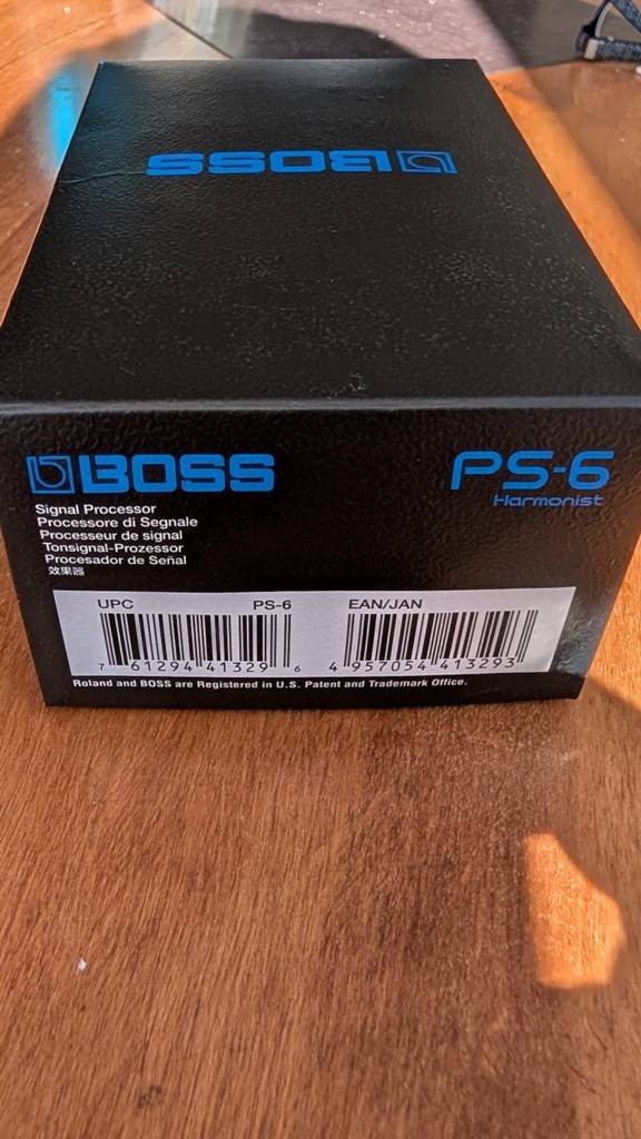New Boss PS-6 Harmonist Guitar Effects Pedal