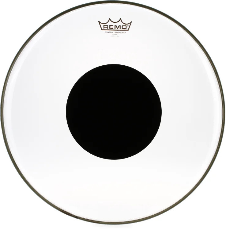 Remo Controlled Sound Clear Drumhead - 16" - with Black Dot
