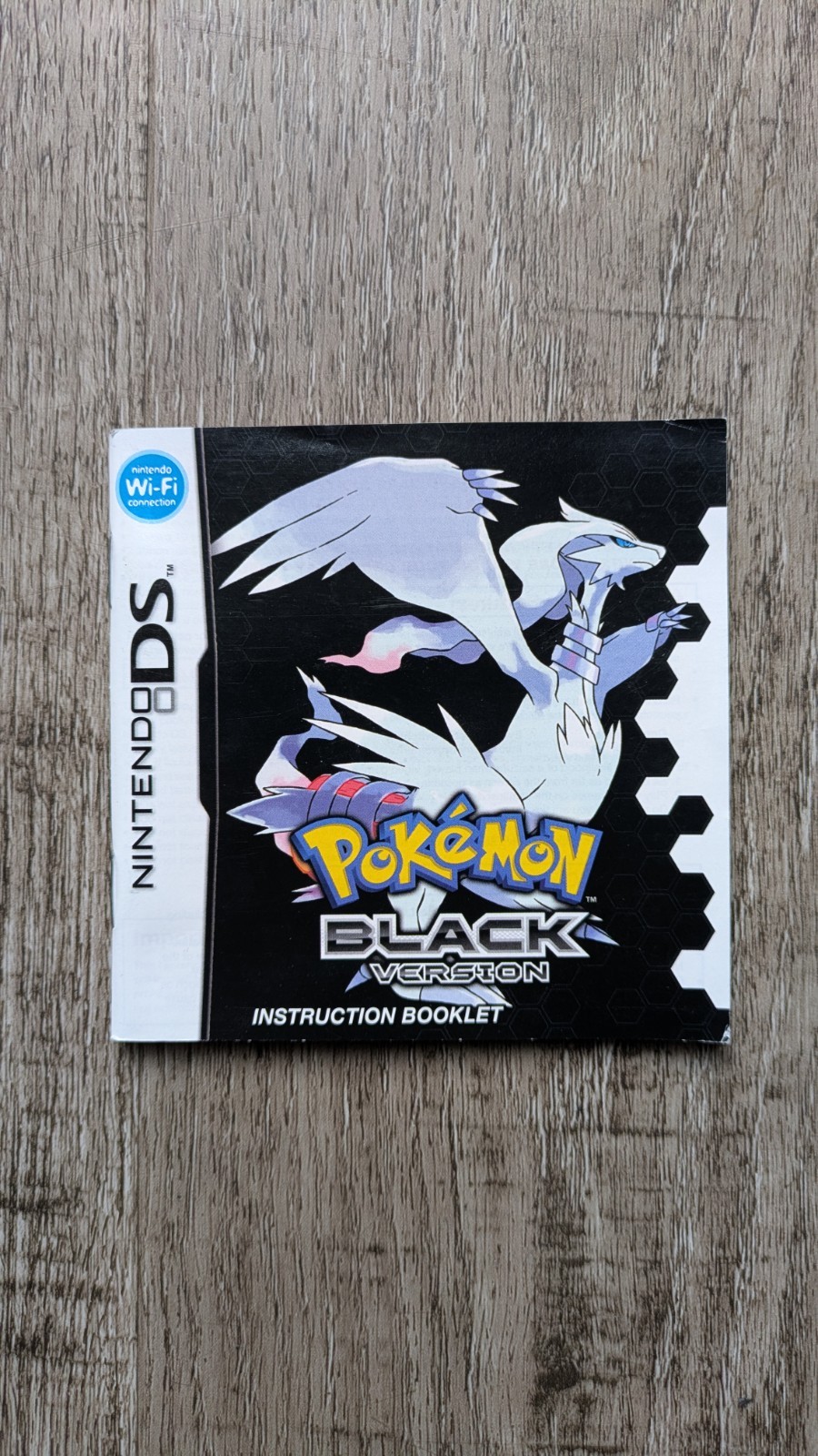 Pokémon Black Version Nintendo DS Instruction Booklet - Manual Only Authentic