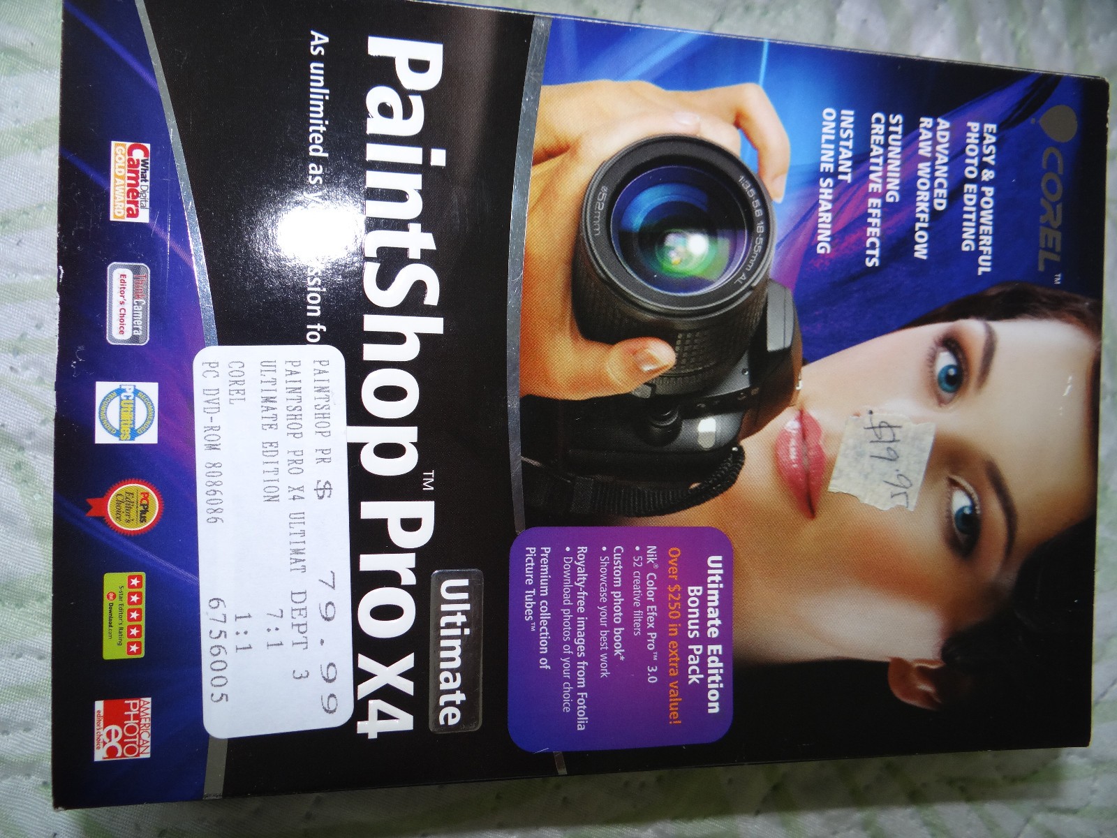 Corel Paintshop Pro X4 Ultimate Photography Photo Editing Software