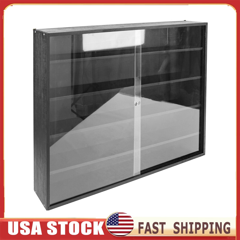 5-Tier Wooden Display Case Car Model Blind Box Storage Shelf Collection Cabinet