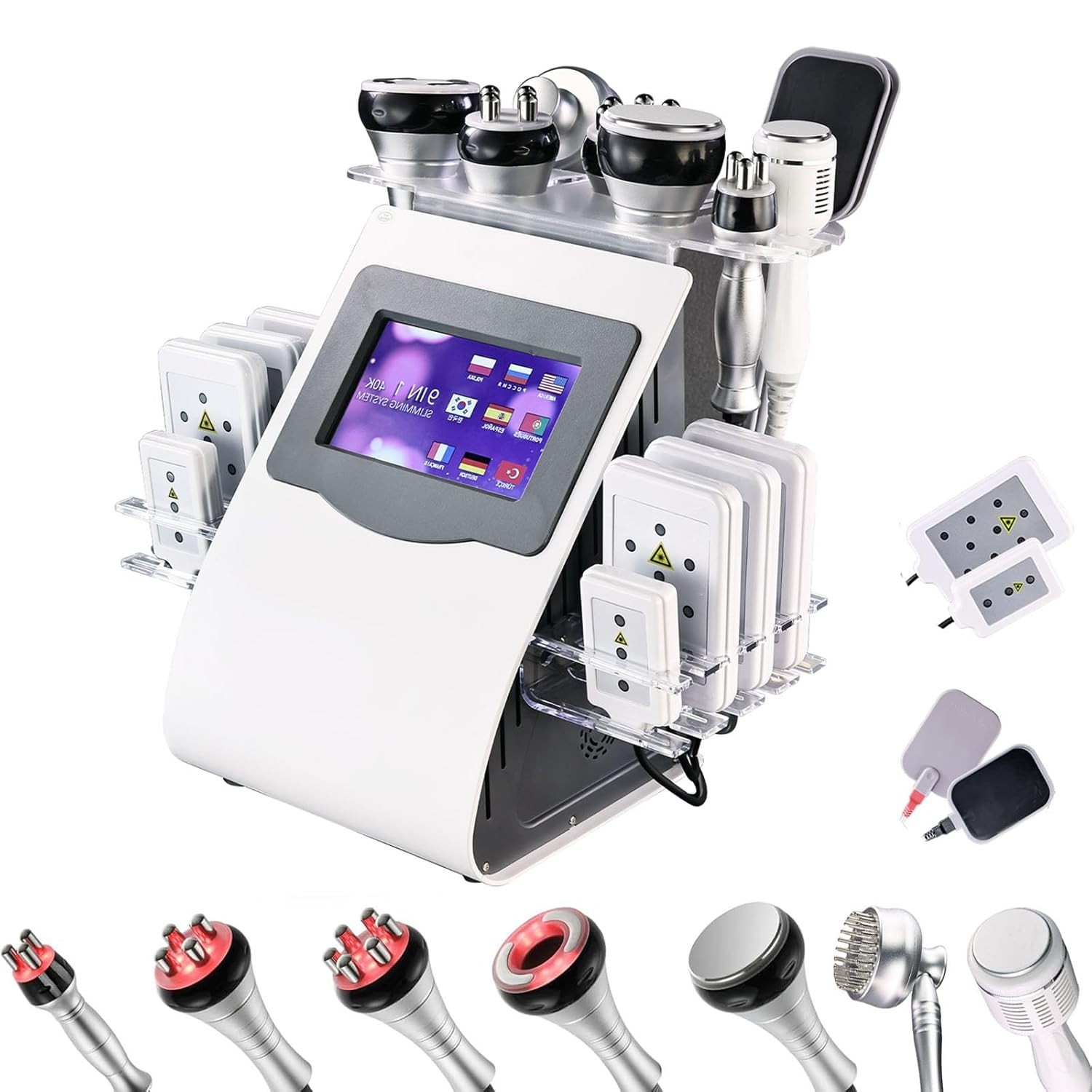 9-in-1 Multifunction Handle Beauty Home Facial & Body Care Device For Salon Spa